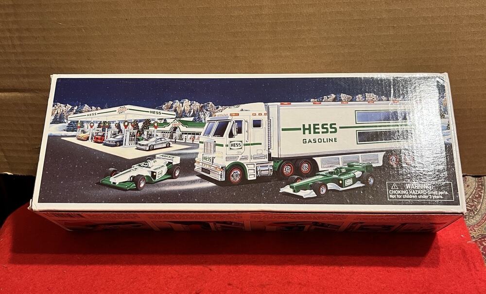 2003 Hess Toy Truck and Racecars NOS